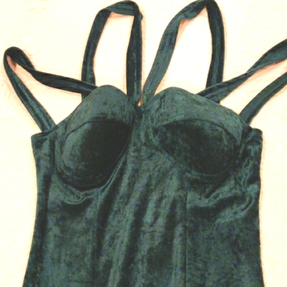 Miss California Velvet Evening Gown - Picture 4 of 16